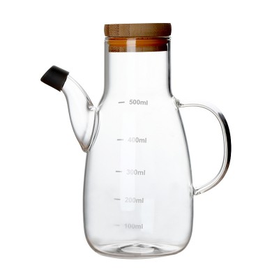 Kitchen Cooking Soy Sauce Vinegar Oil Glass Bottle