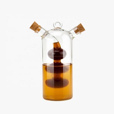 2020  New style decorative olive oil and vinegar glass bottle