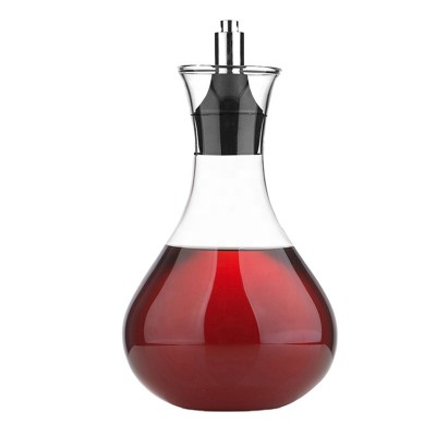 Top quality 500ml high borosilicate glass oil vinegar bottle