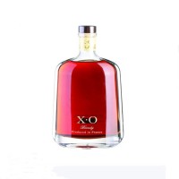 Luxury Empty Clear Whisky Glass Bottle Red Wine Glass ware 250/500/1000ml